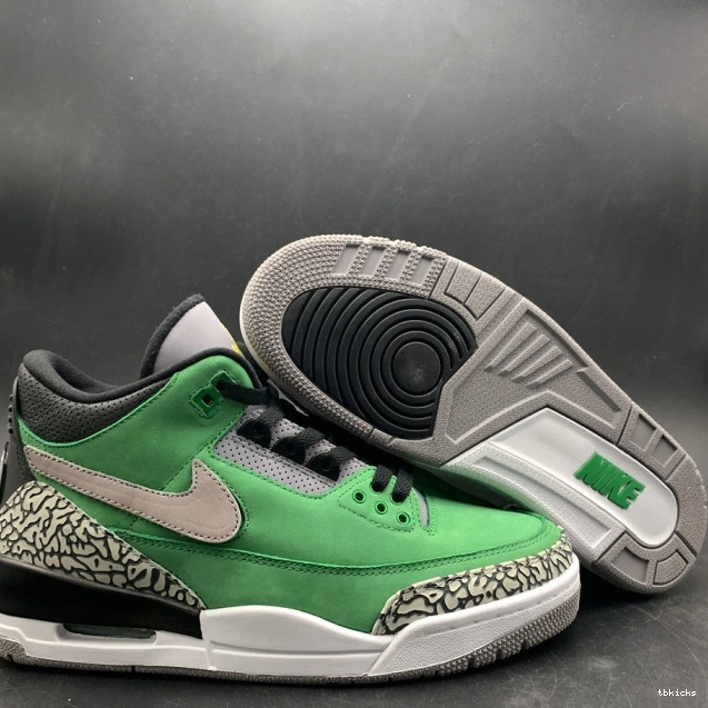 Cheap TBK Retro PE Air Jordan shoes Oregon AJ3 Tinker 3 867493 Ducks 0812